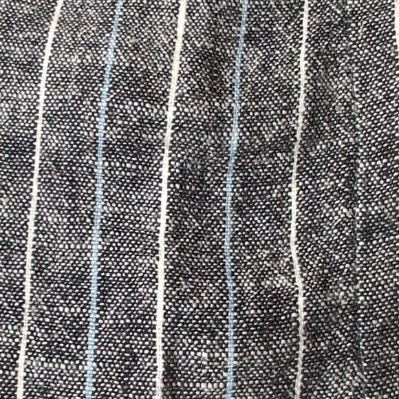 Suzy Shier Linen pinStripe  Long Vest Sleeveless Waistcoat Size S - Picture 5 of 11